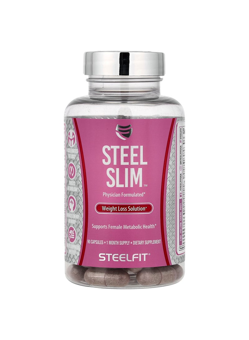 Steel Slim™, Weight Loss Solution, 90 Capsules